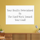 Schattige jouw reality design voor jou! Mok Canvas Afdruk (Insitu (Woonkamer))