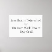 Schattige jouw reality design voor jou! Mok Canvas Afdruk (Voorkant)