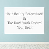 Schattige jouw reality design voor jou! Mok Canvas Afdruk (Insitu (Houten vloer))