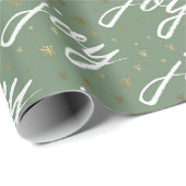 Schattige Joy begroet kerstpapier Cadeaupapier (Rol Hoek)