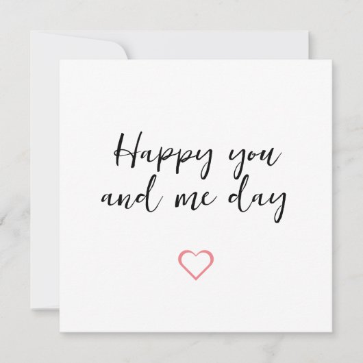 Schattige Jubileum Kaart | Voor partner, man, vrou (Voorkant)