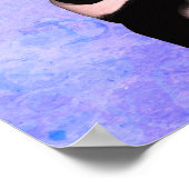 Schattige Juggling Panda Beer Voeg je eigen tekst  Poster (Hoek)