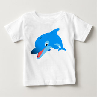 Schattige Jumping Cartoon Dolfijn Baby T-shirt