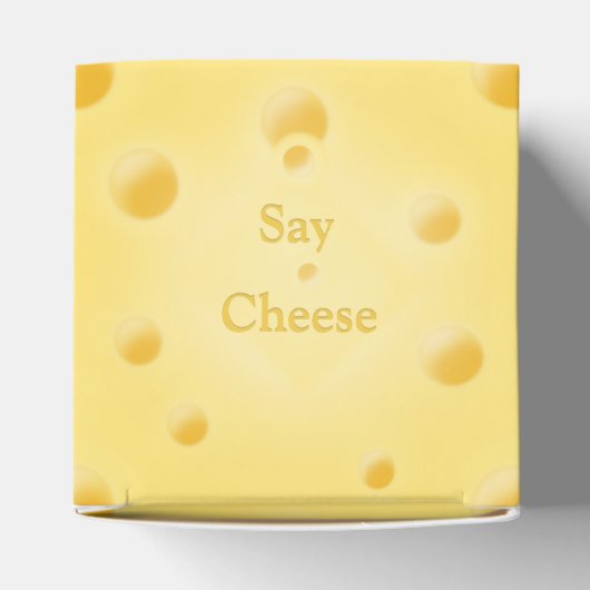 Schattige kaak Aangepaste kaasmakerij Bedankdoosjes (Bovenkant)