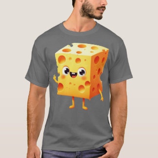 Schattige kaas t-shirt