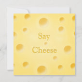 Schattige kaasdop, Bleek geel, aangepast Notitiekaartje (Voorkant)