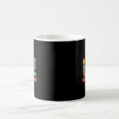 Schattige kabouter liefde puzzel autisme bewustwor koffiemok (Center)