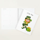 Schattige kabouter & pot met goud planner (Display)
