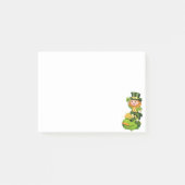Schattige kabouter & pot met goud post-it notities post-it® notes (Voorkant)