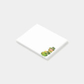 Schattige kabouter & pot met goud post-it notities post-it® notes (Schuin)