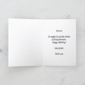 Schattige kabouter St. Patrick's Dag verjaardagska Kaart (Binnen)