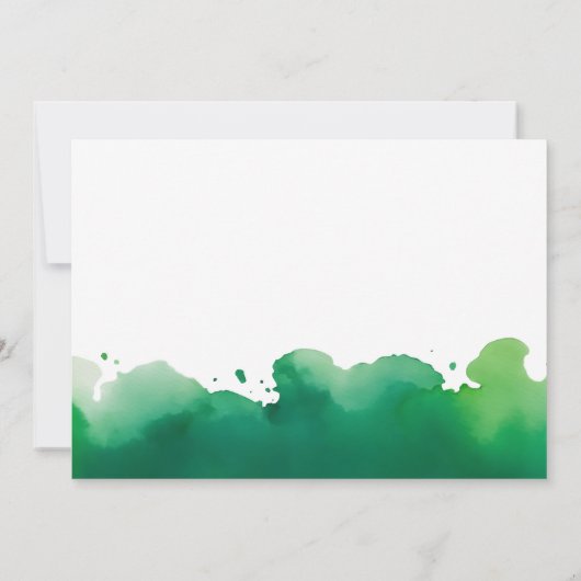 schattige kabouter St. Patrick's Day baby shower Kaart (Achterkant)