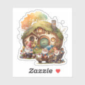 Schattige Kabouter Sticker (Vel)