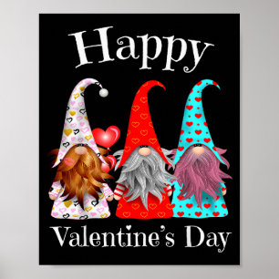 Schattige kabouters Valentijnscadeau bijpassend pa Poster