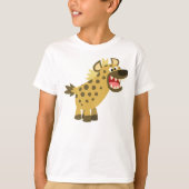 Schattige Kakelen Cartoon Hyena Kinderen T-shirt (Voorkant)