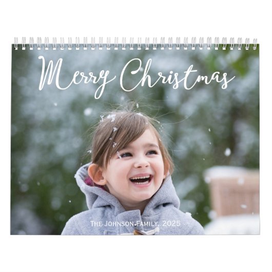 Schattige kalender 2025 Sneeuwende Kerstmis (Hoes)