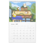 Schattige kalenders kalender (Jan 2027)