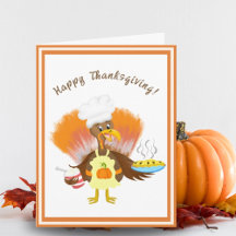 Schattige kalkoen met taart en ijs Thanksgiving