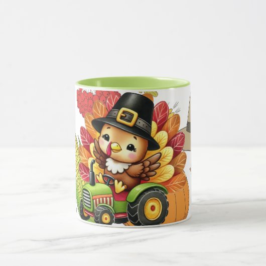 schattige kalkoen mok 2 (Midden)