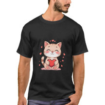 Schattige kaneelkleurige kat knuffelt met rode har