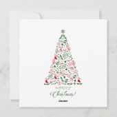 Schattige kangoeroe en koala met Sinterklaas Feestdagenkaart (Achterkant)