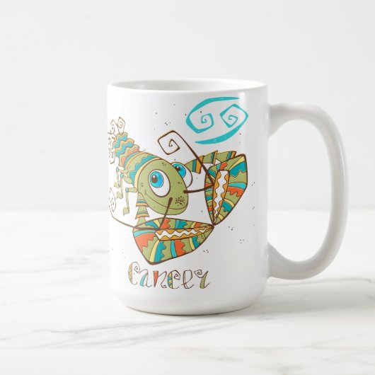 Schattige Kanker Krab Koffiemok (Rechts)