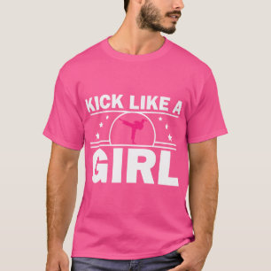 Schattige karate ontwerp voor meisjes vrouwen Kind T-shirt