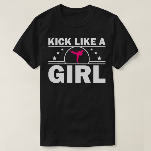 Schattige karate ontwerp voor meisjes vrouwen Kind T-shirt (Design voorkant)