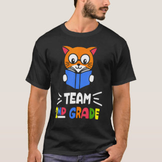 Schattige Kat 2e Klas Leesboek Leraar En Student T-shirt