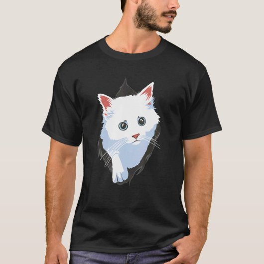 Schattige Kat 5 T-shirt (Voorkant)