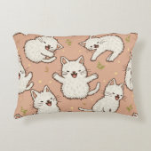 schattige kat accent kussen (Voorkant)
