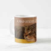 Schattige Kat Advies Koffie Mok (Voorkant links)