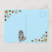 Schattige Kat Ansichtkaart Briefkaart (Achterkant)