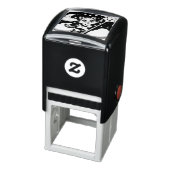 Schattige Kat beklimt maanladder Zelfinktende Stempel (Product)