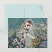 Schattige Kat Briefkaart (Voorkant / Achterkant)