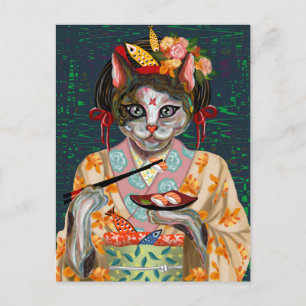 Schattige Kat Briefkaart