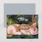 Schattige Kat Briefkaart (Voorkant / Achterkant)