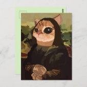 Schattige Kat Briefkaart (Voorkant / Achterkant)