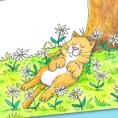 Schattige Kat Briefkaart
