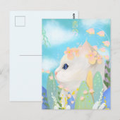 Schattige Kat Briefkaart (Voorkant / Achterkant)