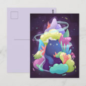 Schattige Kat Briefkaart (Voorkant / Achterkant)