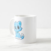 Schattige kat Cartoon Koffiemok (Voorkant links)