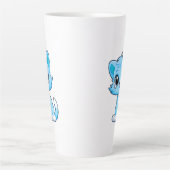Schattige kat Cartoon Latte Mok (Voorkant)