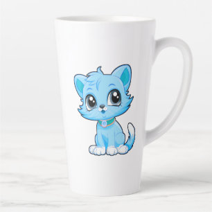 Schattige kat Cartoon Latte Mok
