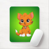 Schattige kat Cartoon Muismat (Met muis)