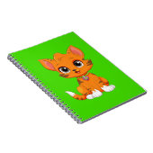 Schattige kat Cartoon Notitieboek (Rechterzijde)