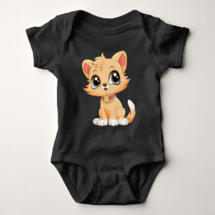 Schattige kat Cartoon Romper