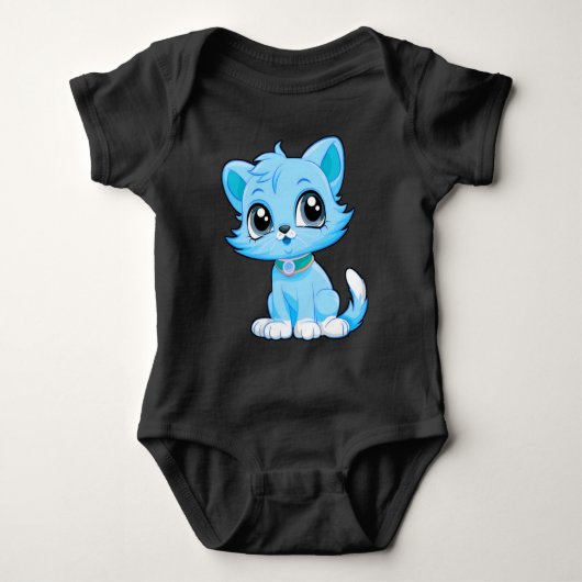 Schattige kat Cartoon Romper (Voorkant)