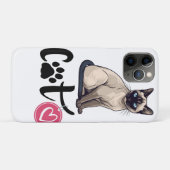 schattige kat Case-Mate iPhone case (Achterkant (horizontaal))