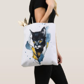 Schattige kat: een Gesponnen-perfect ontwerp van s Tote Bag (Dichtbij)